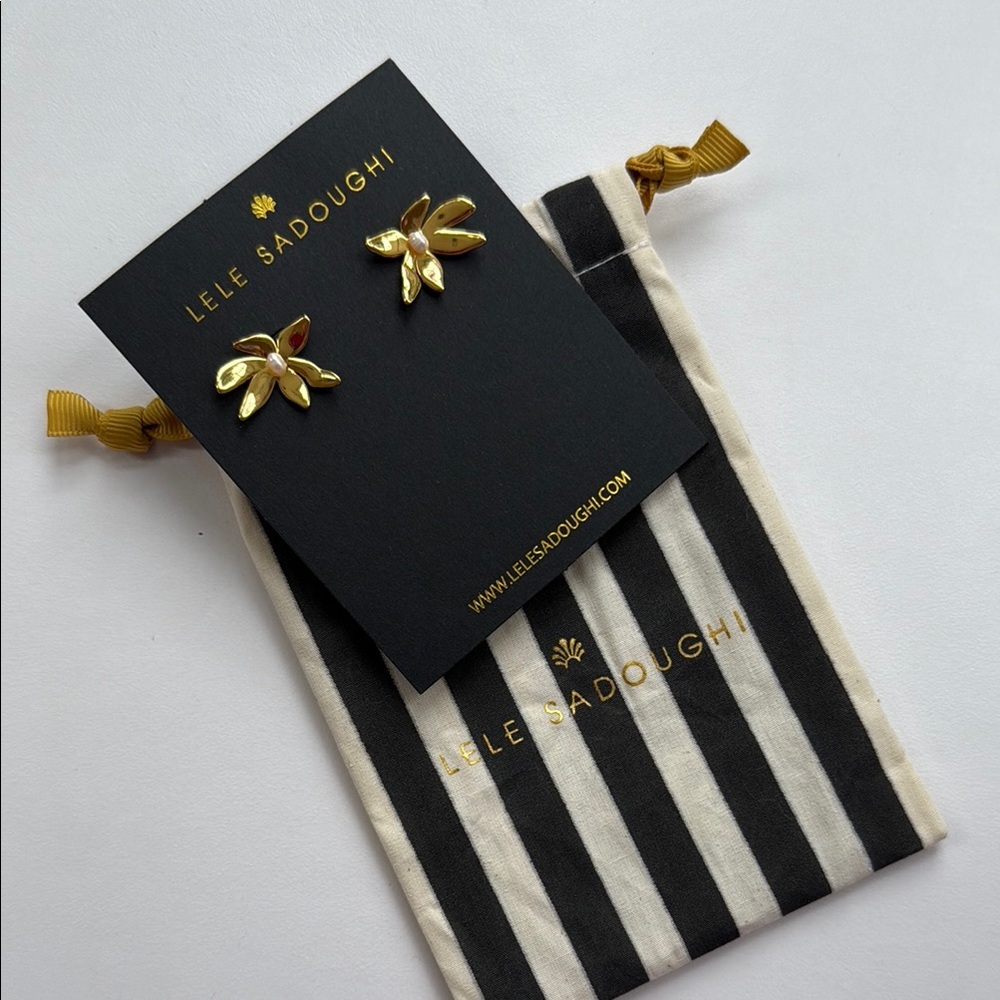 Lele Sadoughi Iris Stud Earrings